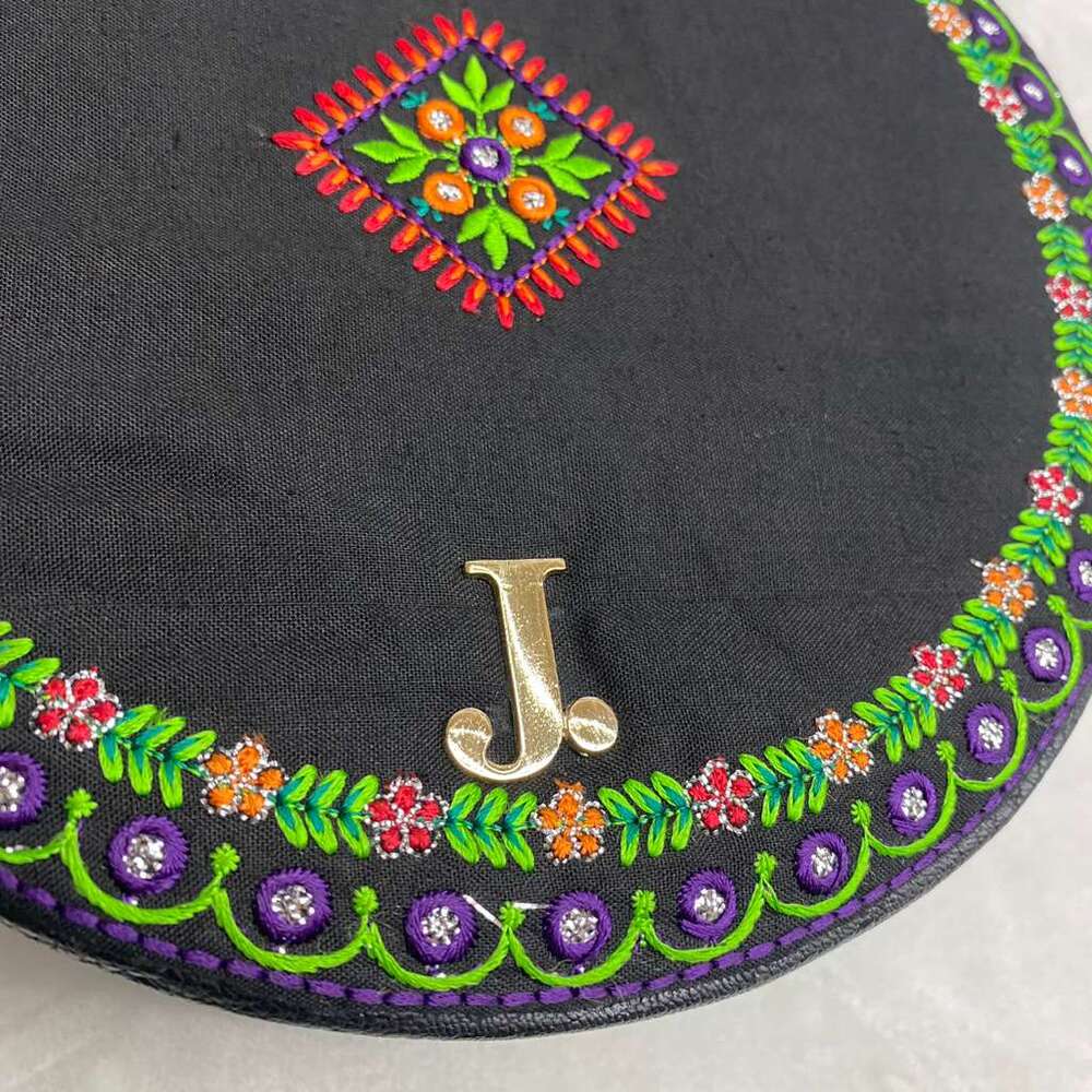 J. Junaid Jamshed BLACK REXINE HANDBAG | JJBL-24-066 FB/VENDO Strap Not Included - Picture 4 of 8
